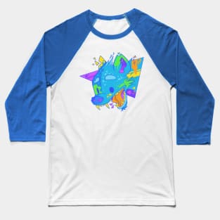 Neon Hyena Baseball T-Shirt